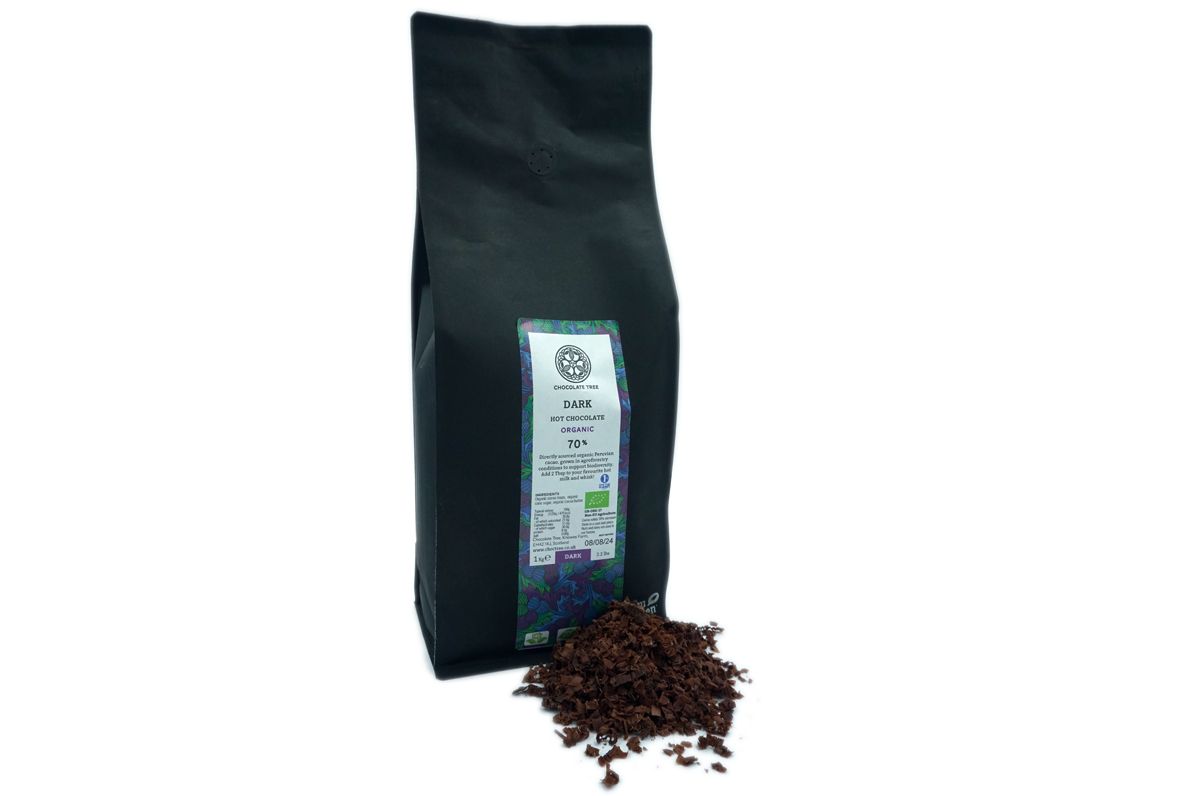 Chocolate Tree - 1KG Dark hot chocolate flakes